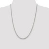 Black Bow Jewelry 4.75mm Sterling Silver Solid Belcher (Rolo) Chain Necklace - 2 of 4