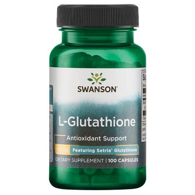 Swanson L-Glutathione - Featuring Setria Glutathione 100 mg 100 Caps.