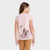 Girls' Disney Bambi Short Sleeve Graphic T-Shirt - Pink - 3 of 3