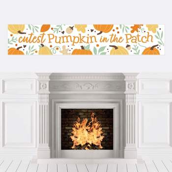 Big Dot of Happiness Little Pumpkin - Fall Baby Shower Decorations Party Banner