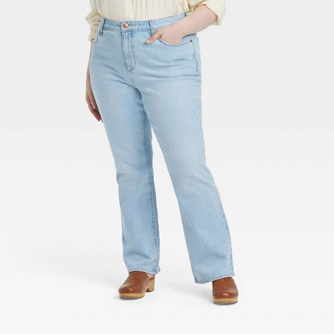 Plus Size High Rise Bootcut Jeans