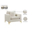 Meridian Furniture,Naomi Velvet Chair - 3 of 4