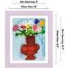 Americanflat Kids Art Frame 10x12.5 inches with 8.5x11 inches Mat - Composite Wood And Glass - Holds 100 Artworks - 2 of 4
