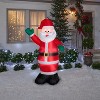 Gemmy Christmas Inflatable Santa  , 6 ft Tall, Multi - 2 of 4