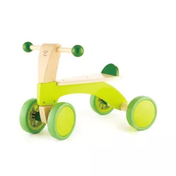 Hape Scoot Around Toddler Children's Wooden Active Ride On Balance Bike Scooter