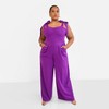 Rebdolls Women's Selma Tie Strap Corset Wide Leg Jumpsuit - 2 of 4