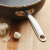 Rachael Ray 4qt Hard Anodized Nonstick Saucier Saucepan with Helper Handle and Lid Gray: Dishwasher & Oven-Safe, Tempered Glass Lid - 3 of 4
