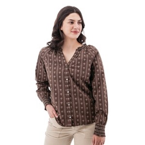 Aventura Clothing Women's Fleur de lis Top - 1 of 4