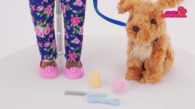 Our Generation Malia - 18&#34; Doll &#38; Pet Poodle Set, 2 of 7, play video