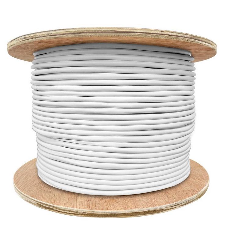 Monoprice Speaker Wire, CL2 Rated, 2-Conductor, 16AWG, 500ft, White, 4 of 7