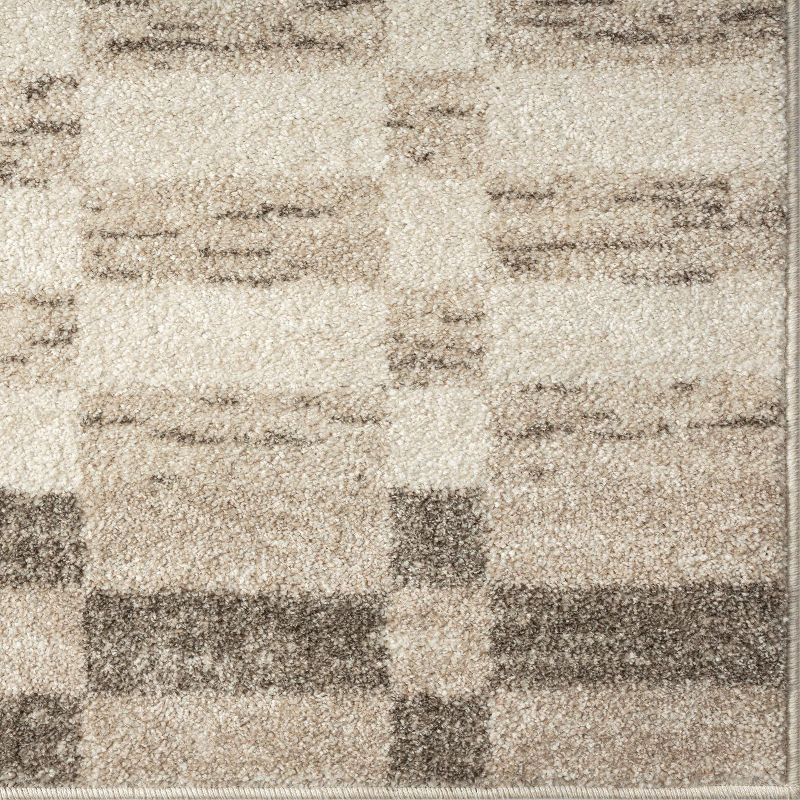 Luxe Weavers Checkered Geometric Area Rug, Indoor Carpet, 6 of 11