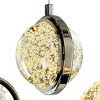CWI Lighting Salvador 4 in LED Integrated Polished Nickel Pendant - 4 of 4