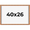 PosterPalooza | Classic Brown Picture Frame - UV Acrylic, Backing Board, Hanging Hardware Included - 2 of 4