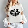 Simply Sage Market Women's Football Game Day Stripes Short Sleeve Garment Dyed Tee - 2 of 4