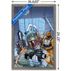 Trends International Star Wars: Manga Madness - Bounty Hunters Framed Wall Poster Prints - 3 of 4