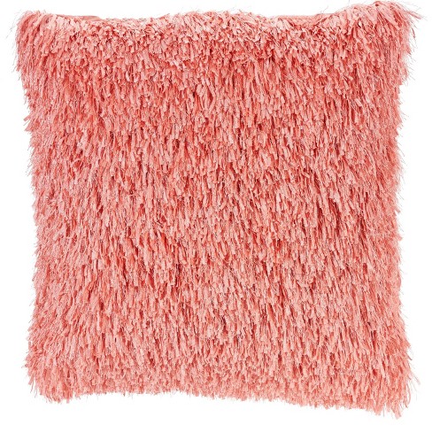 Pink fluffy pillows online target