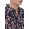 HAPPY BAY Men's Hawaiian Shirts Short Sleeve Button Down Shirt Mens Hawaii Shirts Linen Effect Boho Vacation Casual Beach Shirts for Men - 3 of 4
