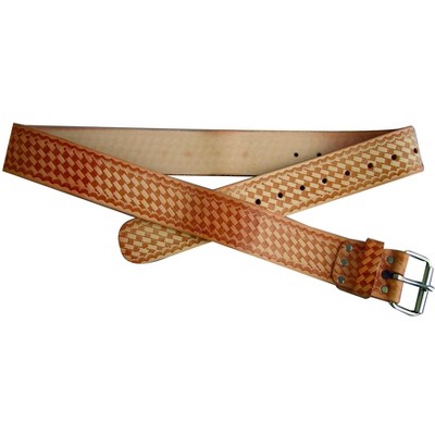 Bon Tool 84-425 Work Belt - Leather 2-inch - Fits Up To 46-inch