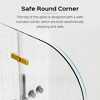 NicBex Shower Door Frameless Folding Pivot Tub Door Modern 1/4" (6mm) Thick SGCC Clear Tempered Glass with Chrome Finish for Bathroom - 4 of 4