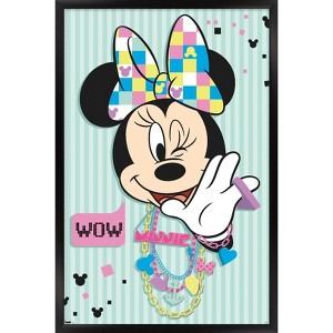 Trends International Disney Minnie Mouse - Wow Framed Wall Poster Prints - 1 of 4