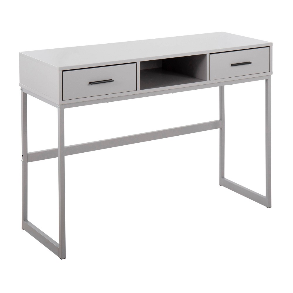 Photos - Dining Table Franklin Console Table Gray - LumiSource