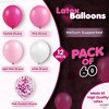KatchOn, Metallic Pink Balloon Arch Kit - 12 Inch, Pack of 60 |  Pink Confetti Balloons for Pink Party Decorations - 3 of 4