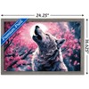 Trends International Shawna Stewart - Howling At The Moon Framed Wall Poster Prints - 3 of 4