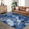 Soft Modern Abstract Boho Area Rugs for Living Room Washable Machine Rug Non-Slip Vintage Carpet for Bedroom Farmhouse Dining Room Kids Room - 2 of 4