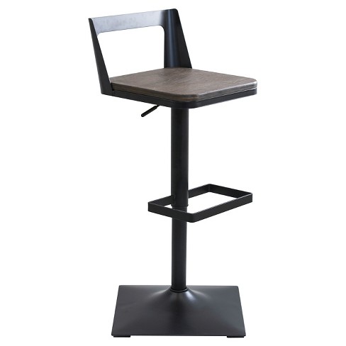 Robinson Adjustable Counter Height Barstool - Holli Furniture : Target