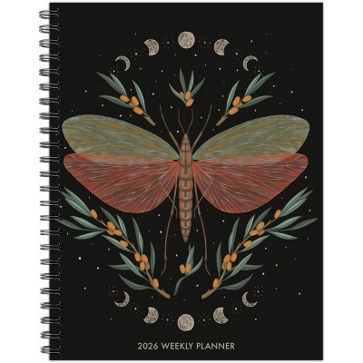 Willow Creek Press 6.5"x8.5" 2026 Butterfly Zen Weekly/Monthly Softcover Planner