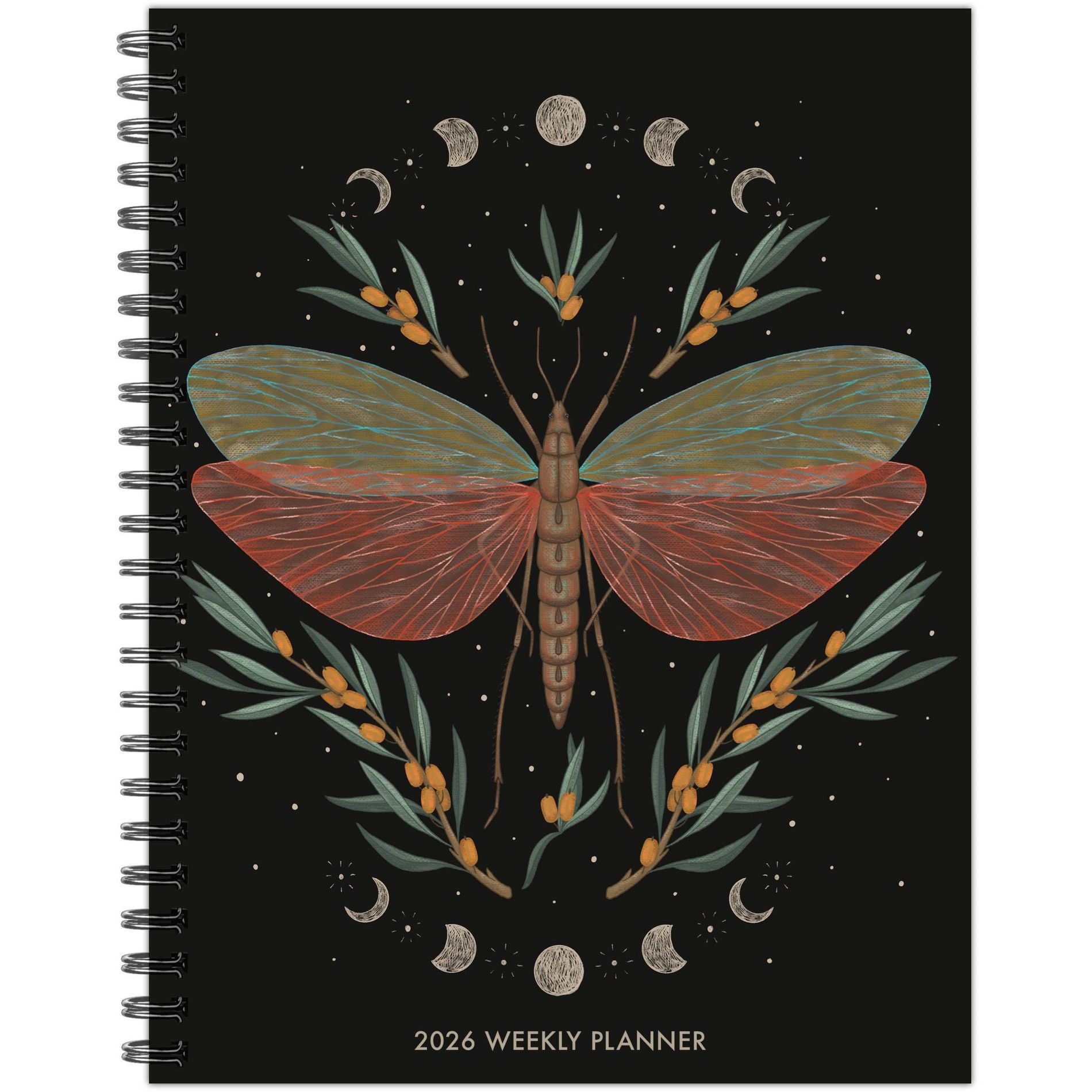 Willow Creek Press 6.5"x8.5" 2026 Butterfly Zen Weekly/Monthly Softcover Planner