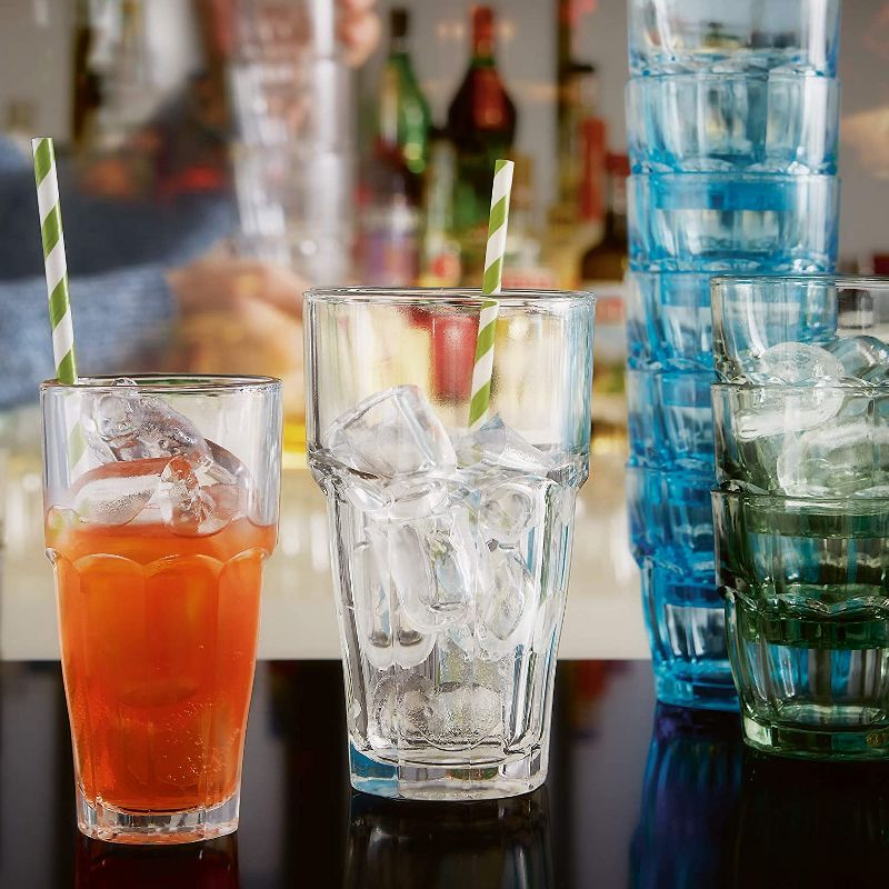 Bormioli Rocco 12.5 oz. Rock Bar Lounge Stackable Drink Glass, 6-Piece, Clear, 3 of 5