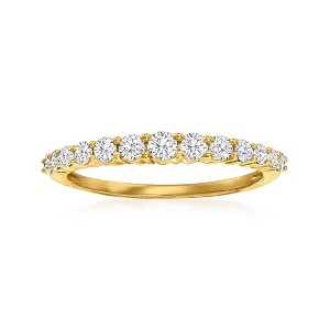Ross-Simons 0.50 ct. t.w. Diamond Graduated Ring in 14kt Yellow Gold - 1 of 4