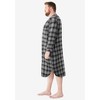 KingSize Men's Big & Tall Plaid Flannel Nightshirt - 4 of 4