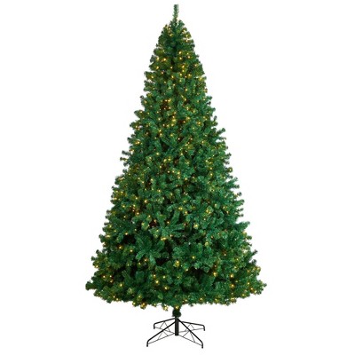Nearly Natural 11-ft Northern Tip Artificial Christmas Tree with 1000 Clear LED Lights and 2720 Bendable Branches