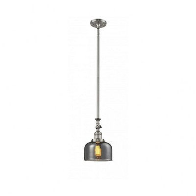 Bell - 1 Light Stem Hung Tiltable Mini Pendant In Industrial Style-14 Inches Tall and 8 Inches Wide