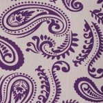 purple - paisley