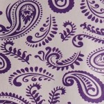 purple - paisley