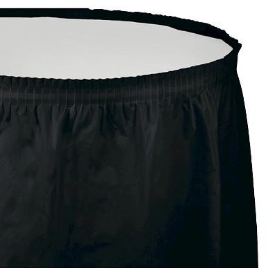 Black Disposable Tablecloth