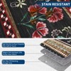 5x7 Washable Farmhouse Braided Print Rug - Non-Slip Soft Polyester Carpet, Modern Stain Resistant Rug for Living Room Bedroom Dining Room - 4 of 4