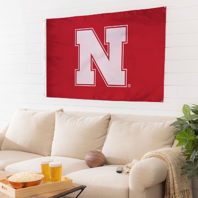 Evergreen University of Nebraska 3' x 5' Indoor Outdoor Flag for Home Apartment Dorm Rooms