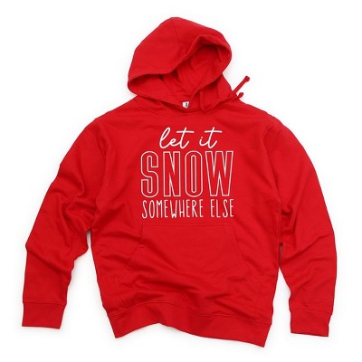 Simply Sage Market Women's Graphic Hoodie Let It Snow Somewhere Block