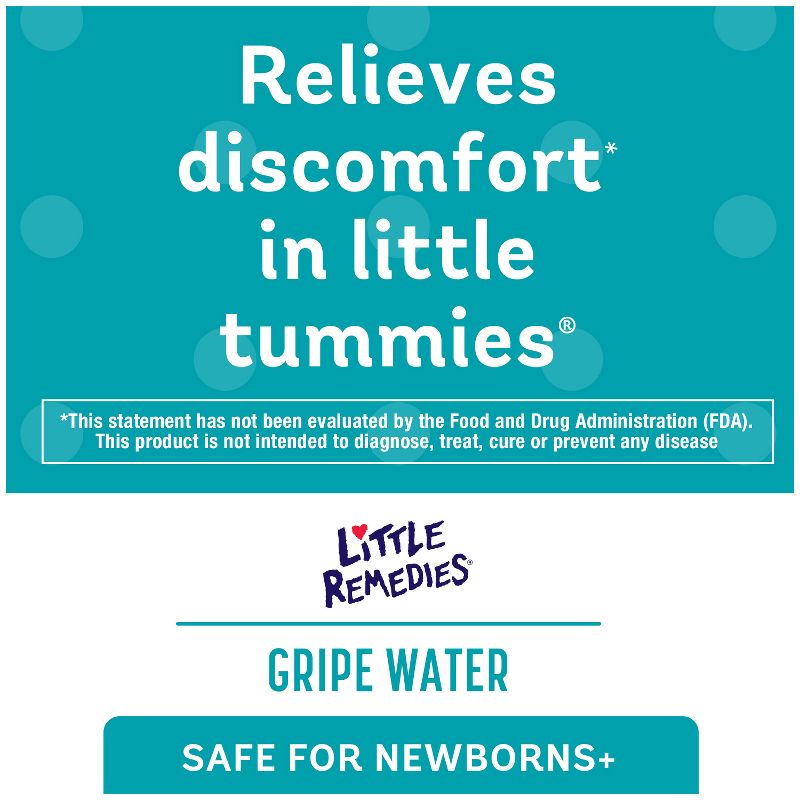 Little Remedies Gripe Water for Baby Gas Colic or Hiccups - 4 fl oz, 4 of 11
