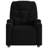 vidaXL Massage Recliner Chair Black Fabric - 4 of 4