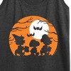 Women's - Peanuts - Trick Or Treat Silhouettes Graphic Racerback Tank - 2 of 4
