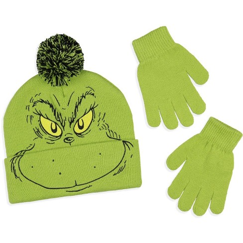 Grinch Eyes Santa Hat