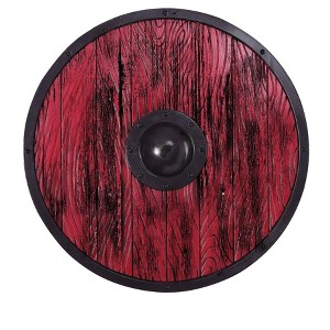 HalloweenCostumes.com One Size   Ragnar Lothbrok Red Shield from Vikings, Red/Yellow - 1 of 4