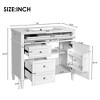Tramull Modern Bathroom Vanity Set with Mirror, Soft Close Doors & Drawers, Storage Cabinet for Single Sink - 3 of 4