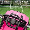 Ride On Truck Car, 12V Ride On Toy w/Parent Remote Control, 4-Wheel Spring Suspension, Led Lights, 2 Speeds, for Age 3-5 - 3 of 4