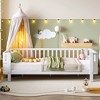 Racxily Platform Bed for Kids, with Safety Guardrails and Detachable Fence - 2 of 4